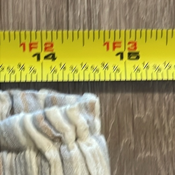 Madewell Women Skirt Small Smocked Pull On Mini Cool Fog Striped Coastal Cowgirl - Picture 8 of 11